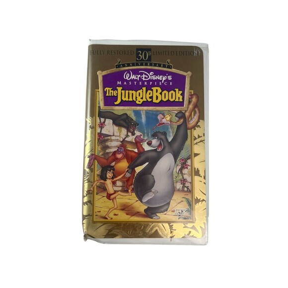 The Jungle Book (VHS, 1997, Disney 30th Anniversary Edition) TESTED & Clean - Picture 2 of 10